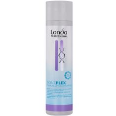 Londa Professional Toneplex Pearl Blonde Shampoo - chladivý barevný šampon pro blond a šedé vlasy 250ml