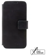 FIXED Kožené pouzdro typu kniha ProFit pro Apple iPhone 14, FIXPFIT2-928-BK, černé