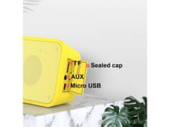 Bomba Bluetooth reproduktor anti-drop mini s AUX, SD, HandsFree CM-WP1 Barva: Žlutá
