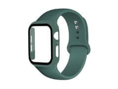 Bomba 3v1 Ochranné pouzdro + Silikonový řemínek pro Apple Watch Barva: Tmavě zelená, Velikost Apple Watch jednotlivě: 38MM