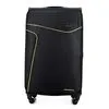 Velký cestovní kufr L STL1651 soft černá/žlutá