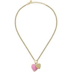 Morellato Něžný pozlacený náhrdelník se srdíčky Incanto SAVA02
