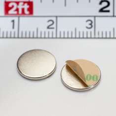 Magsy Neodymový magnet se samolepkou válec pr.10x1 N 80 °C - SADA 2 ks, VMM4-N35 20309.S