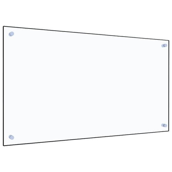 Vidaxl Kuchyňský panel průhledný 90 x 50 cm tvrzené sklo