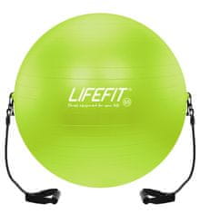 LIFEFIT Gymnastický míč s expanderem LIFEFIT GYMBALL EXPAND 65 cm