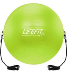 LIFEFIT Gymnastický míč s expanderem LIFEFIT GYMBALL EXPAND 75 cm