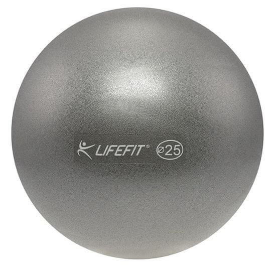 LIFEFIT Míč OVERBALL LIFEFIT 25cm, stříbrný