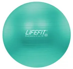 LIFEFIT Gymnastický míč LIFEFIT ANTI-BURST 65 cm, tyrkysový