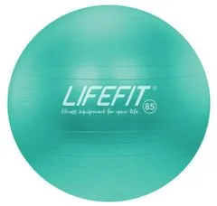 LIFEFIT Gymnastický míč LIFEFIT ANTI-BURST 85 cm, tyrkysový