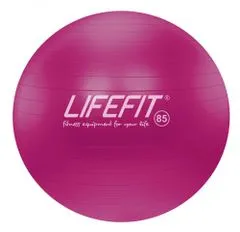 LIFEFIT Gymnastický míč LIFEFIT ANTI-BURST 85 cm, bordó
