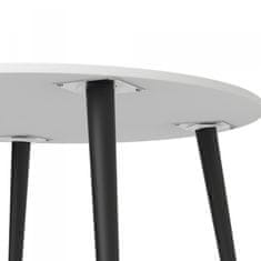 Falco Retro jídelní stůl Oslo 75386 bílý/černé nohy