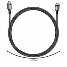 Izoksis 18929 Kabel HDMI 2.1 High Speed, 8K 60Hz, 2m černý