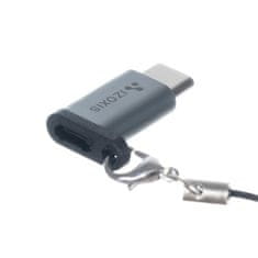 Izoksis 18933 Adaptér OTG Micro USB 2.0 USB Type-C se šňůrkou