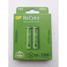 GP Batteries Baterie dobíjecí GP RECYKO 2700 AA (HR03), 2BL blistr