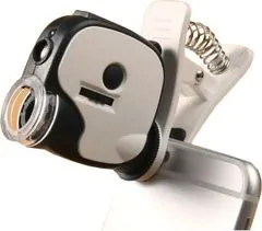 HADEX Mikroskop s klipsem k mobilu, zvětšení 55x, DOPRODEJ