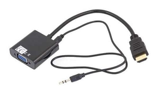 HADEX Adaptér HDMI / VGA + audio, kabel 10cm