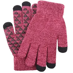 IZMAEL Zimné rukavice-Růžová KP21365