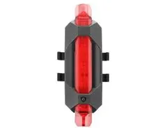 HADEX Voděodolné LED světlo na kolo USB, tachometr, el.zvonek 150db