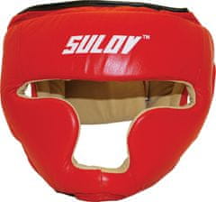 Sulov Chránič hlavy uzavřený SULOV, kožený, červený