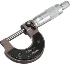 HADEX Mikrometr 0-25mm, 1 dílek=0,01mm