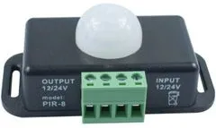HADEX PIR čidlo PIR8, 12-24V 8A pro LED pásky