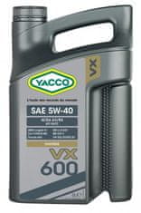 YACCO Motorový olej VX 600 5W40, 5 l