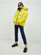 Calvin Klein Žlutá dámská oversize péřová bunda Calvin Klein Jeans S