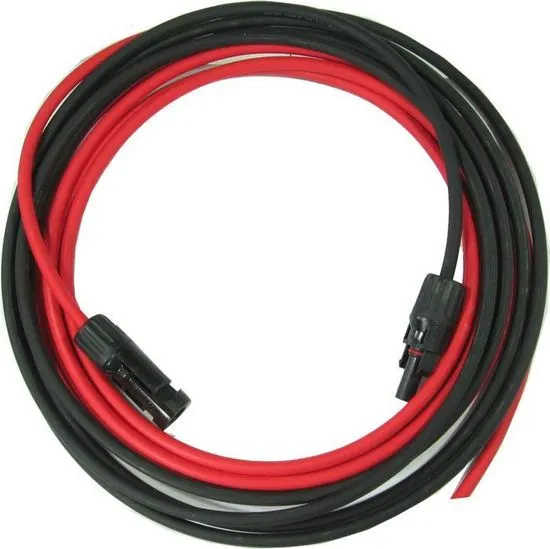 HADEX Solární kabel H1Z2Z2-K, 6mm2, červený+černý s konektory MC-4, 10m