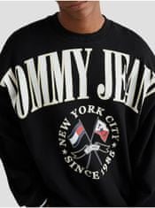 Tommy Jeans Černá pánská mikina Tommy Jeans M