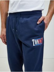 Tommy Jeans Tmavě modré pánské tepláky Tommy Jeans S