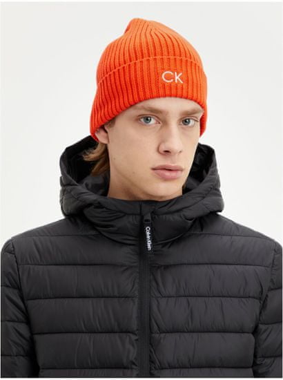 Calvin Klein Oranžová pánská čepice Calvin Klein