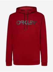 Oakley Červená pánská mikina s kapucí Oakley S