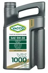 YACCO Motorový olej VX 1000 LL III 5W30, 5 l