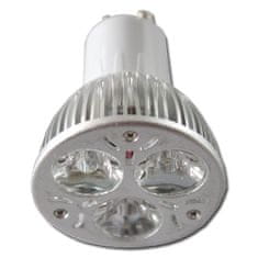Max LED žárovka GU10 3xSMD 3x1W 4000-4500K - čistá bílá