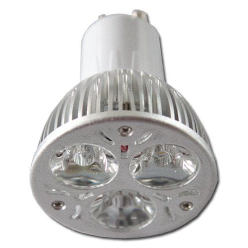 Max LED žárovka GU10 3xSMD 3x1W 4000-4500K - čistá bílá