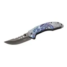 Herbertz 590511 jednoruční kapesní nůž 8,5cm, hliník, 3D drak