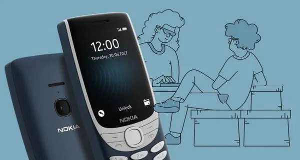 Nokia 8210 4G TFT displej QVGA rozlišení 320×240 px baterie integrovaná 1450 mAh S30+ konstrukce tlačítková telefon výkon