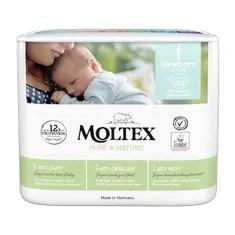 MOLTEX MOLTEX Pure&Nature Pleny jednorázové Newborn (2-4 kg) 22 ks