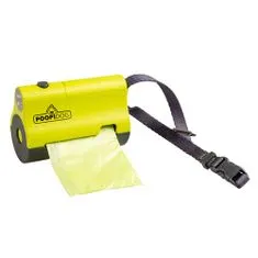 Duvo+ Plastový zásobník na sáčky s led světlem (sáčky a baterie není součástí) -Žlutá 8,5x4x6cm