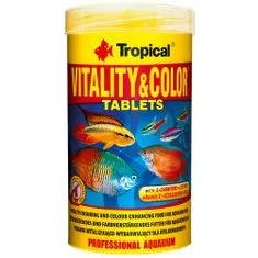 TROPICAL Vitality&Color Tablets 250ml/150g 340ks tabletované krmivo s vybarvujícím účinkem