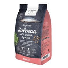GO NATIVE Salmon with Spinach and Ginger 12kg obsahuje až 70% mäsa z lososa