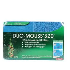 Zolux DUO-MOUSS filtrační molitan 320x200x45mm 2ks