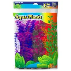 PENN PLAX Umělé rostliny 30,5 cm barevné 6ks sada
