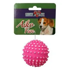 AIKO FUN Míč s bodlinami 6,5cm gumová hračka pro psy