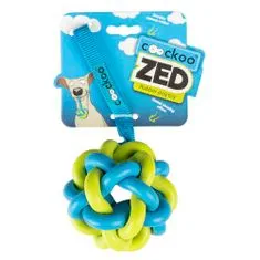 EBI COOCKOO ZED gumová hračka 20x9,5x9,5cm modrá/zelená