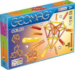 Geomag Magnetická stavebnice - Kids Color 64 dílků
