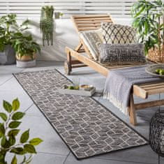 Flair Kusový koberec Lipari Napoli Black – na ven i na doma 120x170