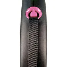 Flexi Black Design S popruh 5m růžová do 15kg
