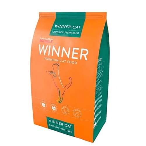WINNER PREMIUM WINNER Cat Adult Sterilised Chicken 10kg prémiové krmivo pro sterilizované kočky