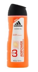 Adidas Adidas, Adipower, Sprchový gel pro muže, 400 ml